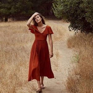 Christy Dawn monarch rust dress!